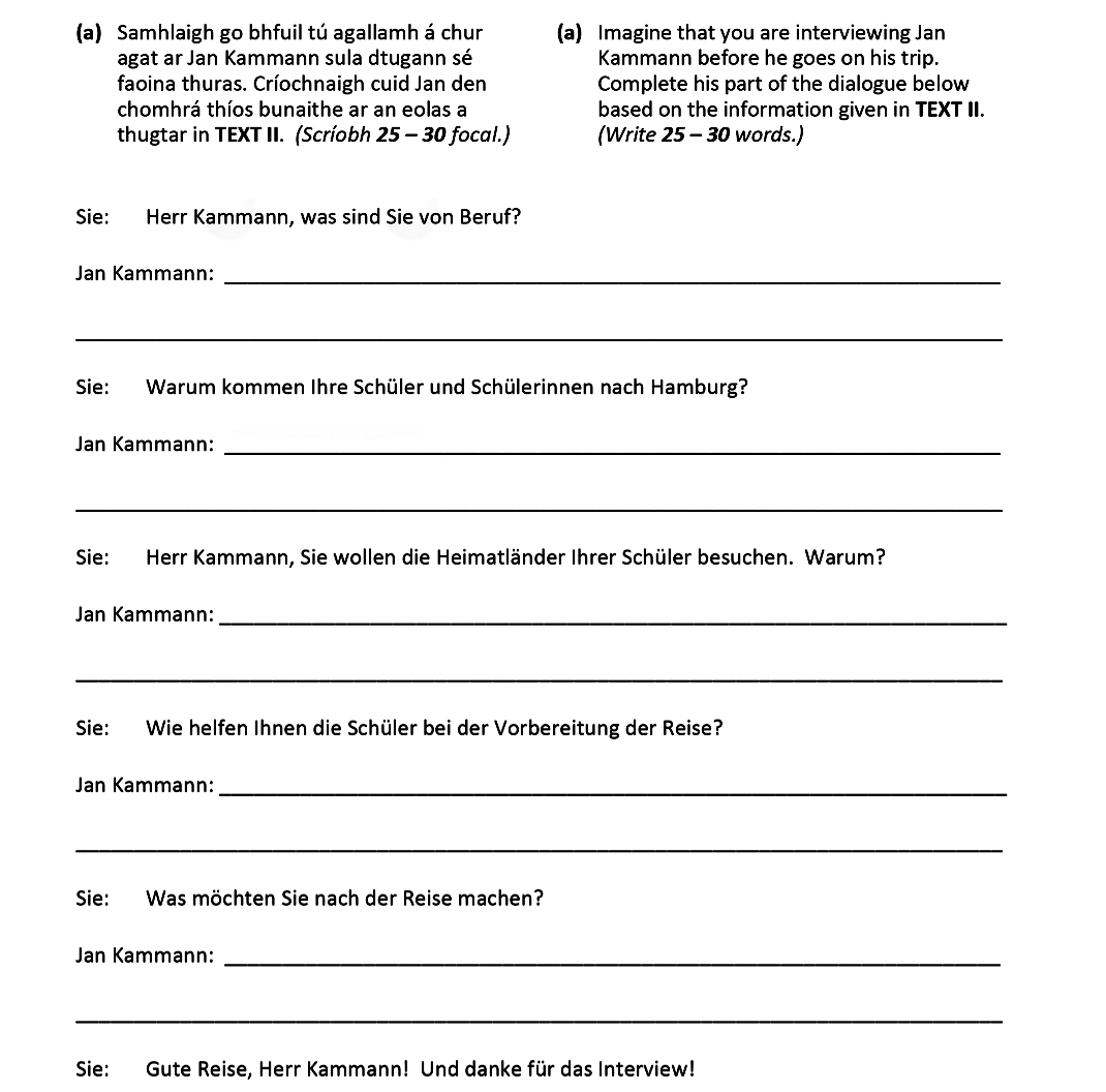 Sie:-Herr-Kamman,-was-sind-Sie-von-Beruf?-Jan-Kamman:-Ich-bin-Lehrer-für-Englisch-und-Erdkunde-Leaving Cert German-Question a-2020.png