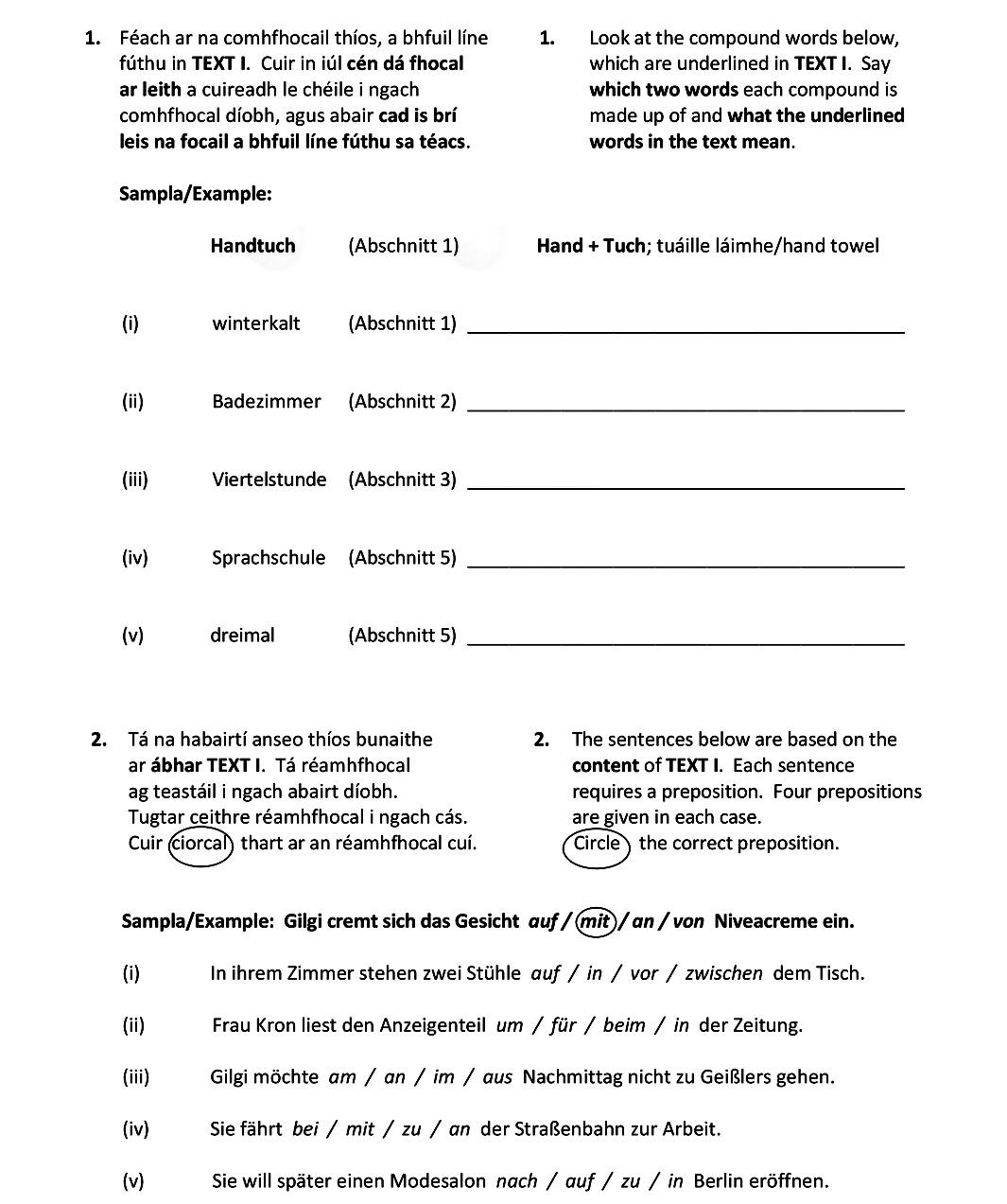 1.-Look-at-the-compound-words-below,-which-are-made-up-of-two-words-each-in-TEXT-1-Leaving Cert German-Question 1-2018.png