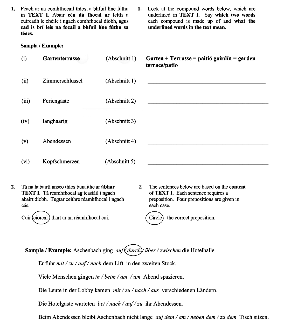 1.-Look-at-the-compound-words-below,-which-are-underlined-in-TEXT-1-Leaving Cert German-Question 1-2014.png