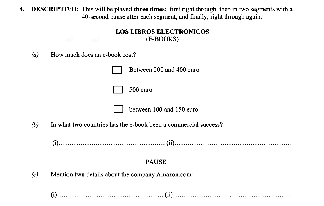 LOS-LIBROS-ELECTRÓNICOS-(E-BOOKS)--(a)-How-much-does-an-e-book-cost?-----Between-200-and-400-euro----500-euro----between-100-and-150-euro-Leaving Cert Spanish-Question 4-2011.png