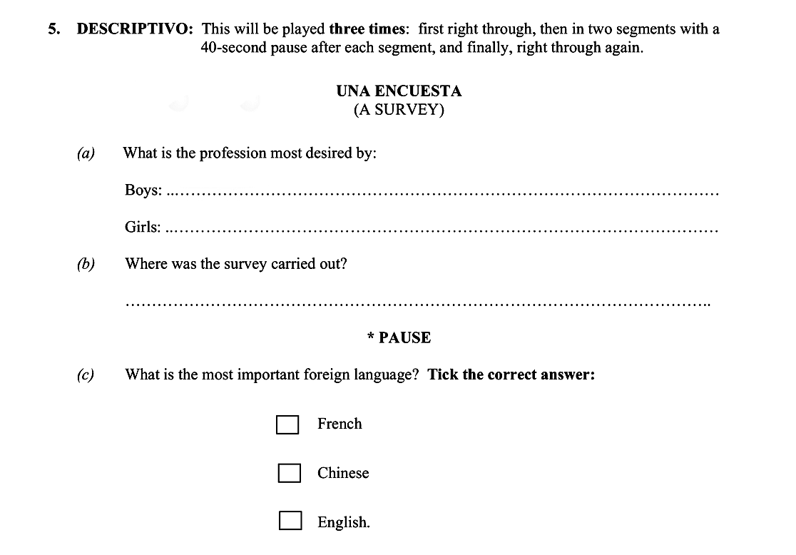 DESCRIPTIVO:-This-will-be-played-three-times:-first-right-through,-then-in-two-segments-with-a-40-second-pause-after-each-segment,-and-finally,-right-through-again-Leaving Cert Spanish-Question 5-2010.png