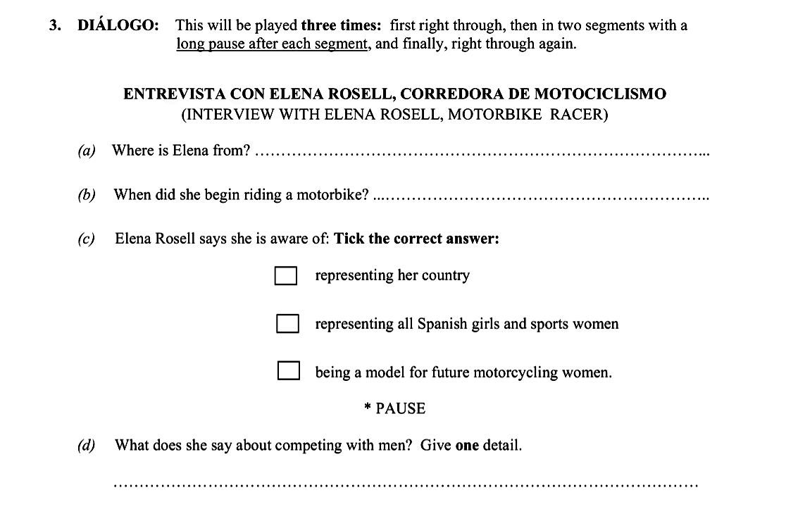DIÁLOGO:-This-will-be-played-three-times:-first-right-through,-then-in-two-segments-with-a-long-pause-after-each-segment,-and-finally,-right-through-again-Leaving Cert Spanish-Question 3-2012.png