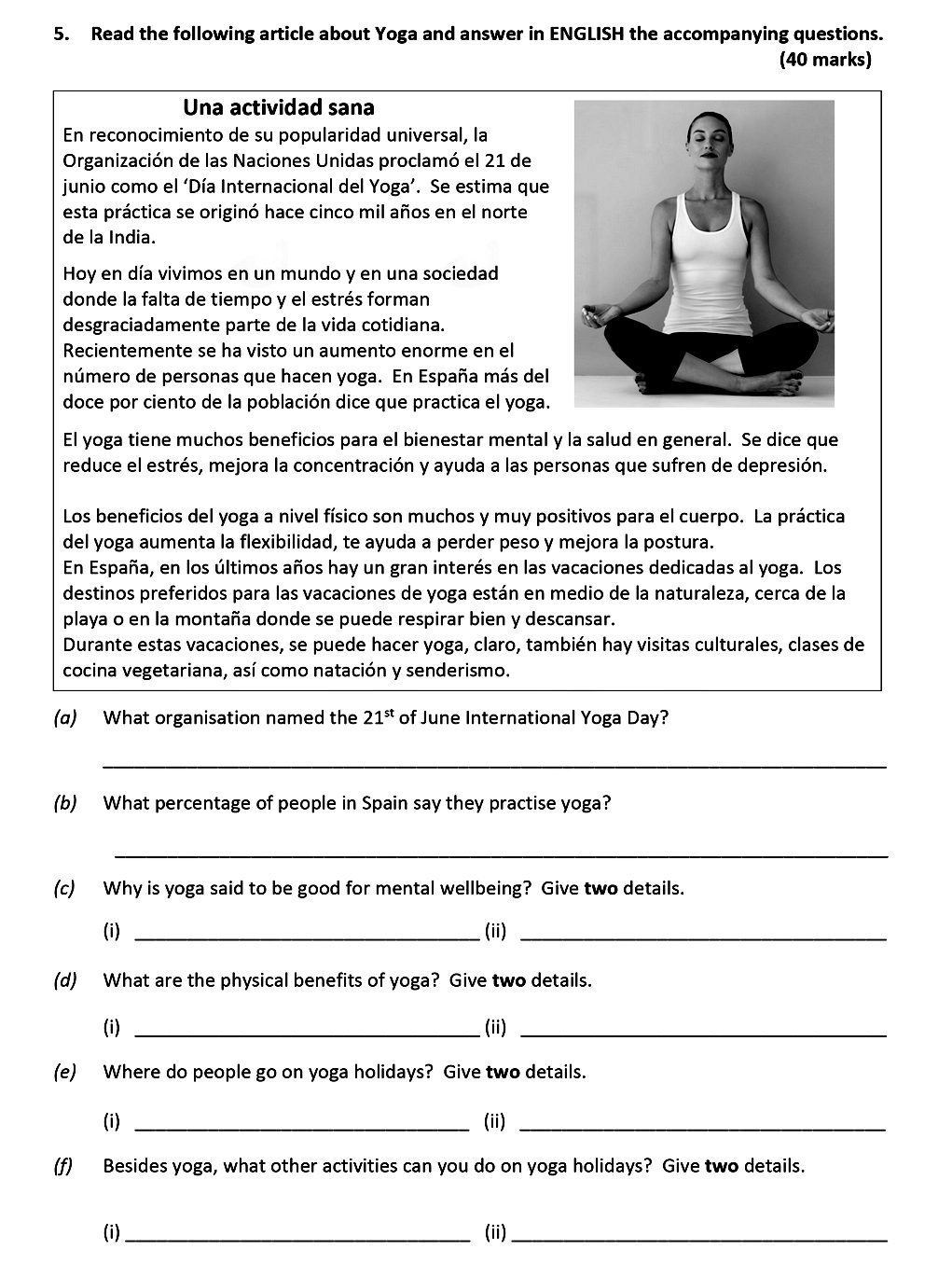 Read-the-following-article-about-Yoga-and-answer-in-ENGLISH-the-accompanying-questions-Leaving Cert Spanish-Question 5-2020.png
