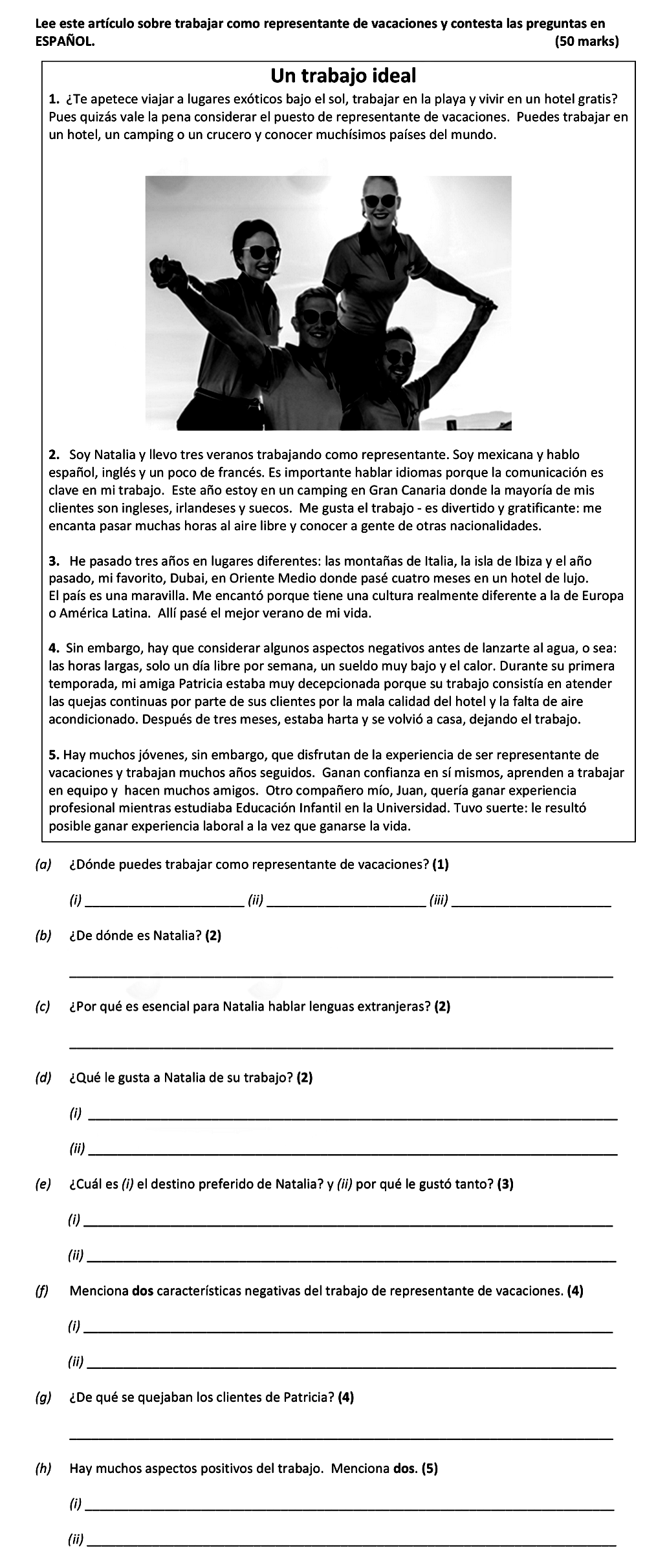 Lee-este-artículo-sobre-trabajar-como-representante-de-vacaciones-y-contesta-las-preguntas-en-ESPAÑOL-Leaving Cert Spanish-Question 1-2019.png