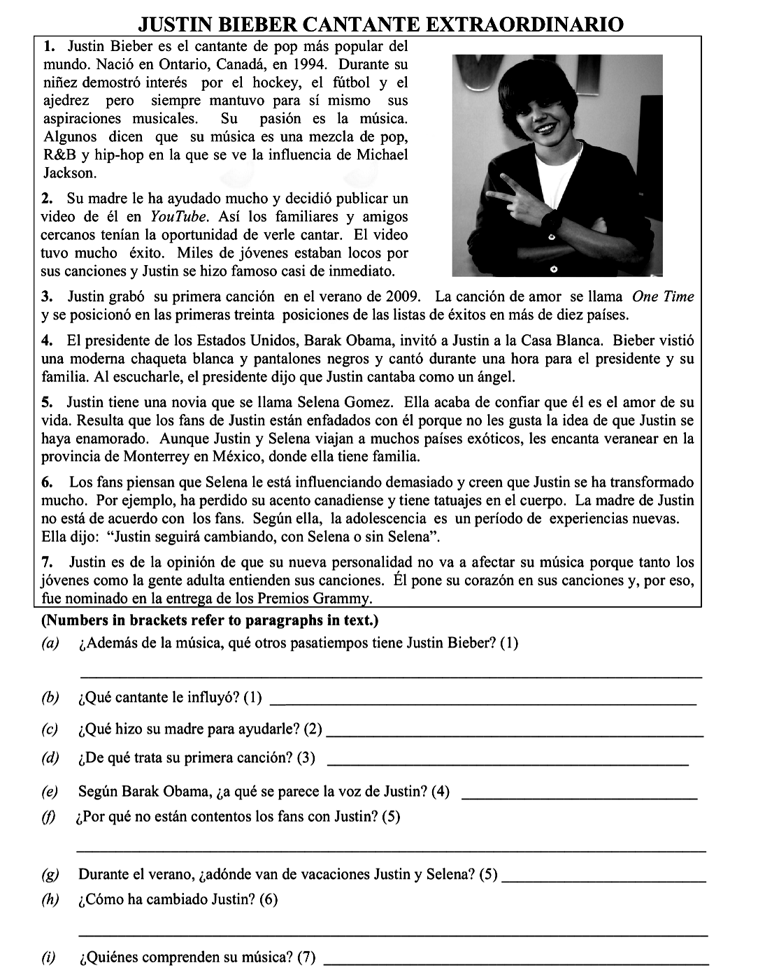 1.-Justin-Bieber-es-el-cantante-de-pop-más-popular-del-mundo-Leaving Cert Spanish-Question 1.-2012.png