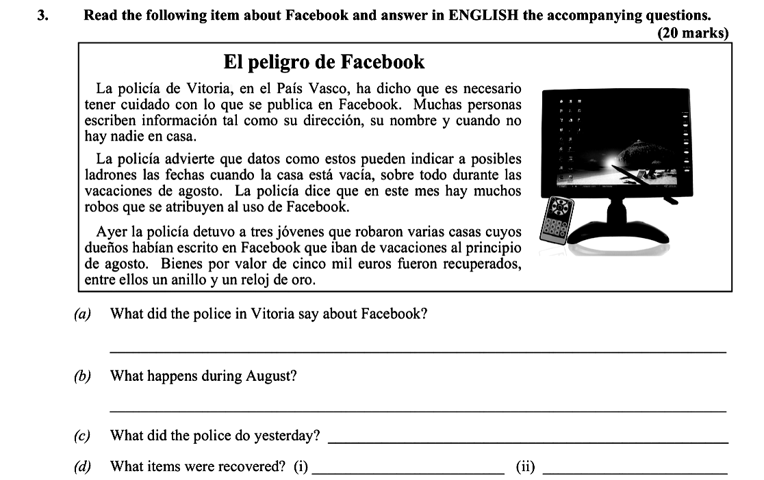 Read-the-following-item-about-Facebook-and-answer-in-ENGLISH-the-accompanying-questions-Leaving Cert Spanish-Question 3-2011.png