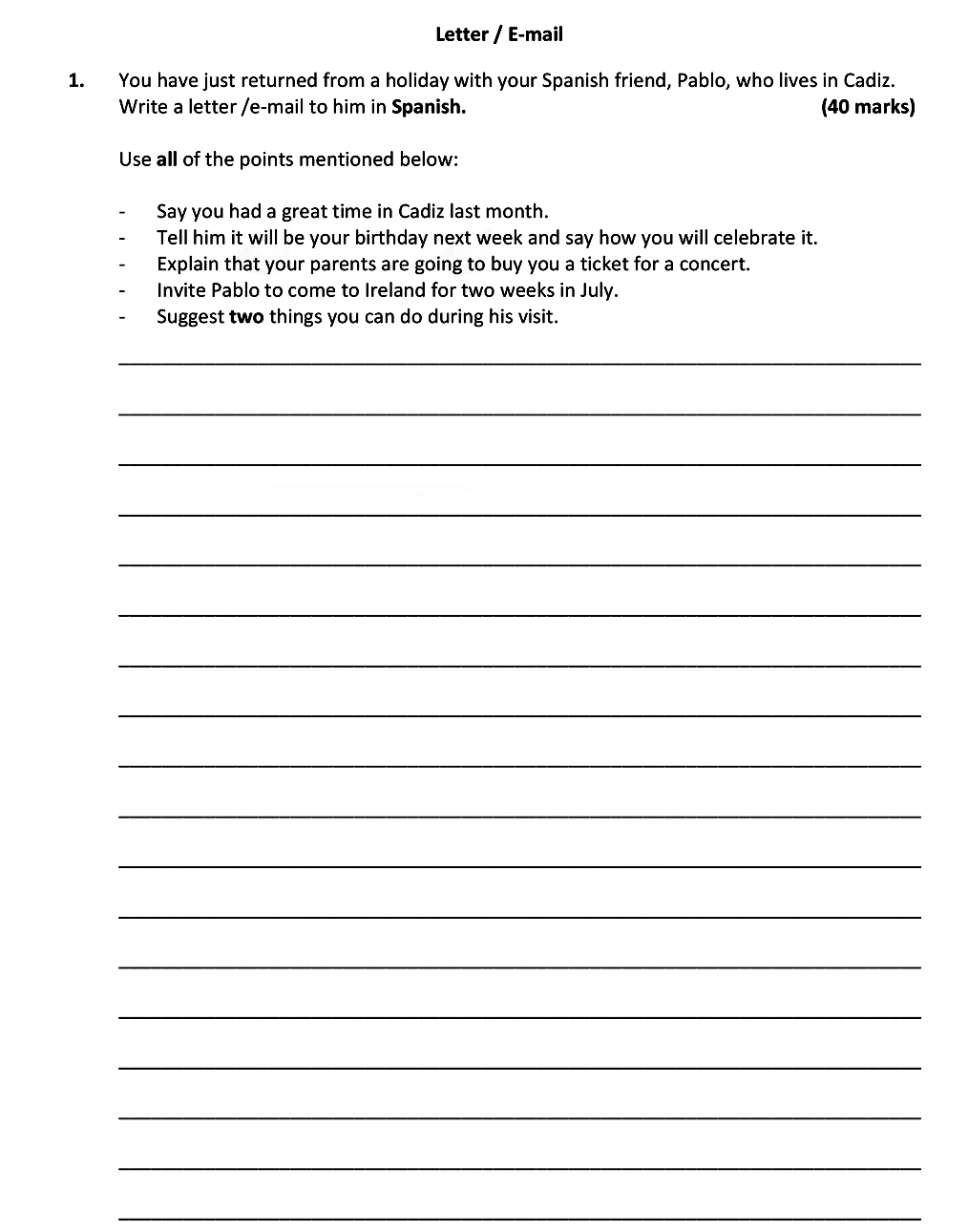 You-have-just-returned-from-a-holiday-with-your-Spanish-friend,-Pablo,-who-lives-in-Cadiz-Leaving Cert Spanish-Question 1-2019.png