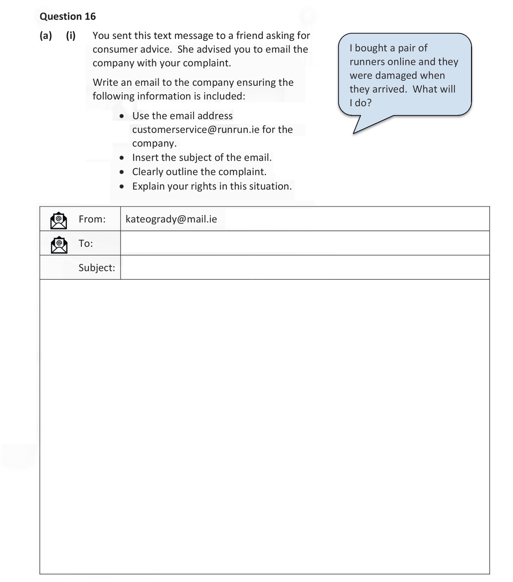 You-sent-this-text-message-to-a-friend-asking-for-consumer-advice-Junior Cycle Business Studies-Question 16-2019.png