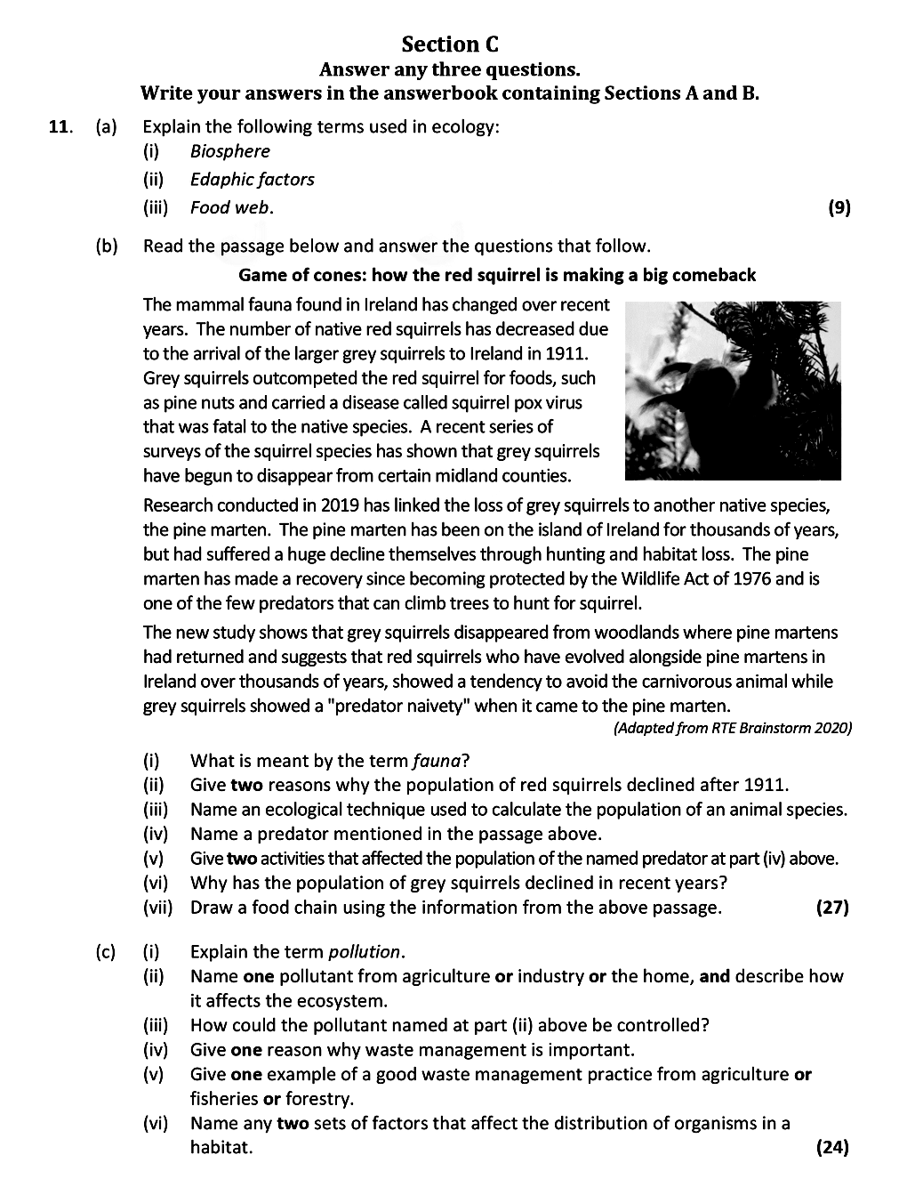 Explain-the-following-terms-used-in-ecology:-(i)-Biosphere-(ii)-Edaphic-factors-(iii)-Food-web-Leaving Cert Biology-Question 11-2021.png