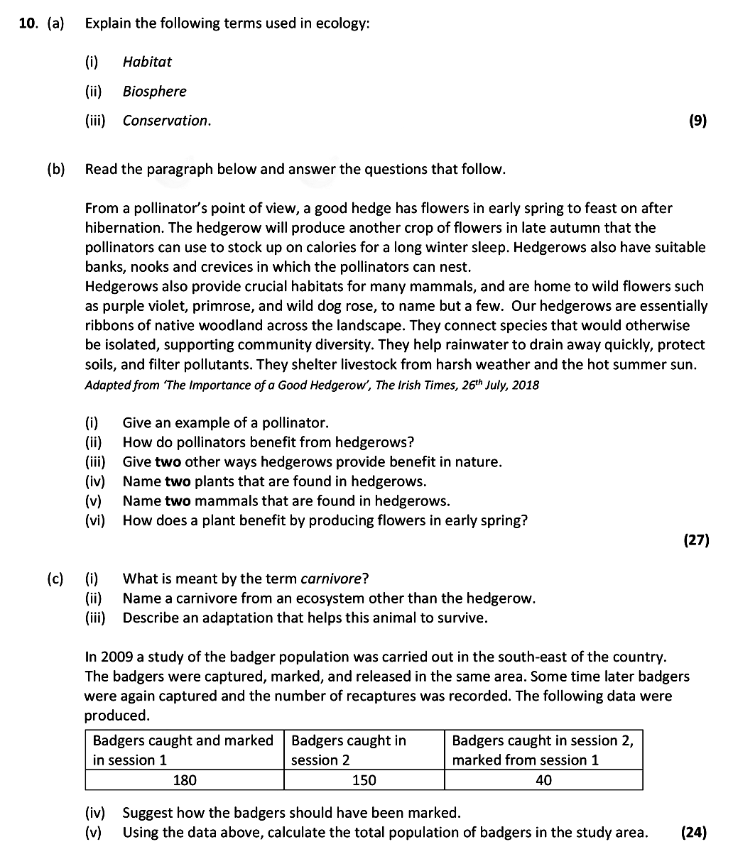 10.-(a)-Explain-the-following-terms-used-in-ecology:--(i)-Habitat--(ii)-Biosphere--(iii)-Conservation-Leaving Cert Biology-Question 10-2019.png