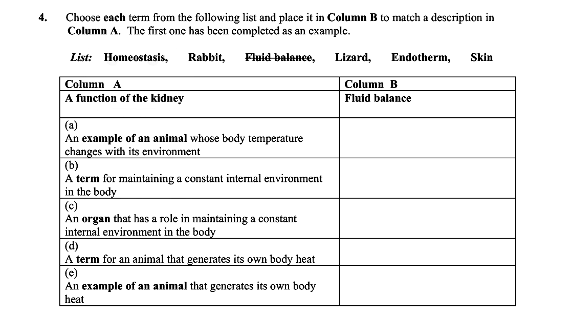 Choose-each-term-from-the-following-list-and-place-it-in-Column-B-to-match-a-description-in-Column-A-Leaving Cert Biology-Question 4-2015.png