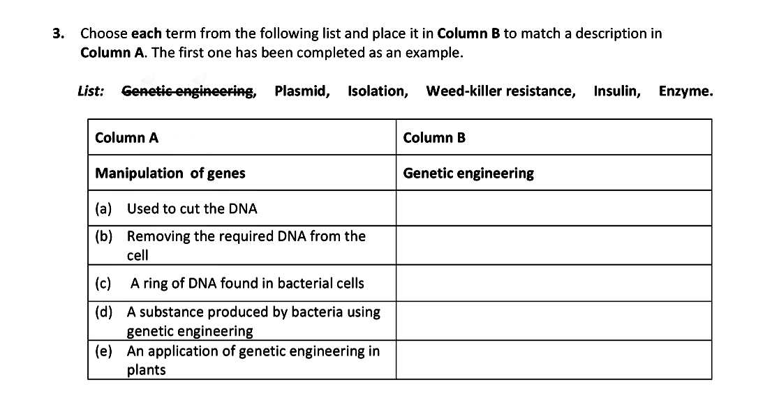 Choose-each-term-from-the-following-list-and-place-it-in-Column-B-to-match-a-description-in-Column-A-Leaving Cert Biology-Question 3-2017.png
