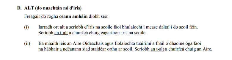 Freagair-do-rogha-ceann-amháin-díobh-seo:--(i)-iarradh-ort-ait-a-scríobh-d'íris-na-scoile-faoi-bhualachtaí-i-meas-d'altaí-i-do-scoil-féin-Junior Cycle Irish-Question D-2008.png