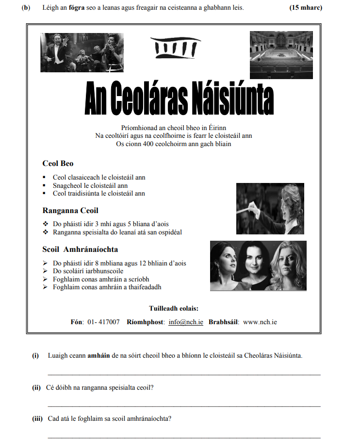 Léigh-an-fógra-seo-a-leanas-agus-freagair-na-ceisteanna-a-gairbhinn-leis-Junior Cycle Irish-Question (b)-2012.png