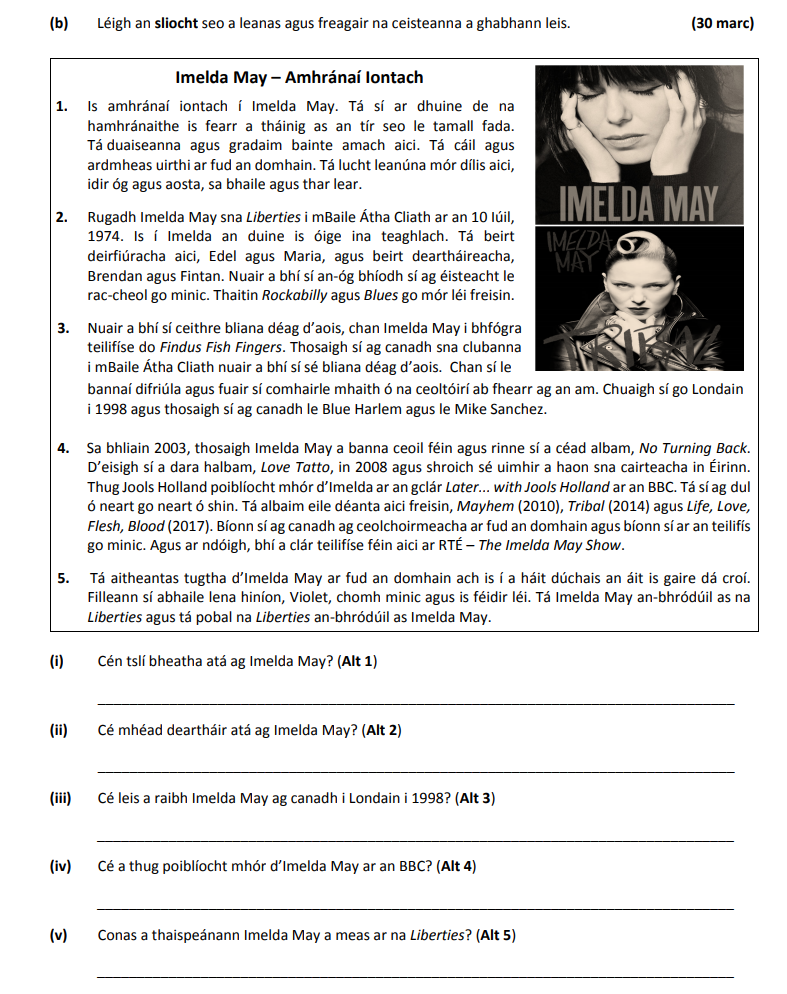 Imelda-May-–-Amhránaí-Iontach---1-Junior Cycle Irish-Question (b)-2017.png