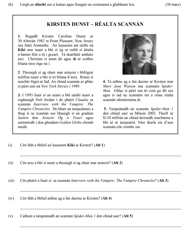 Rugadh-Kirsten-Caroline-Dunst-ar-30-Aibreán-1982-in-Point-Pleasant,-New-Jersey-sna-Stáit-Aontaithe-Junior Cycle Irish-Question 1-2008.png