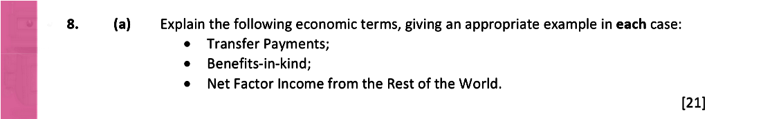 Explain-the-following-economic-terms,-giving-an-appropriate-example-in-each:----Transfer-Payments;---Benefits-in-kind;---Net-Factor-Income-from-the-Rest-of-the-World.-Leaving Cert Economics-Question 8-2020.png
