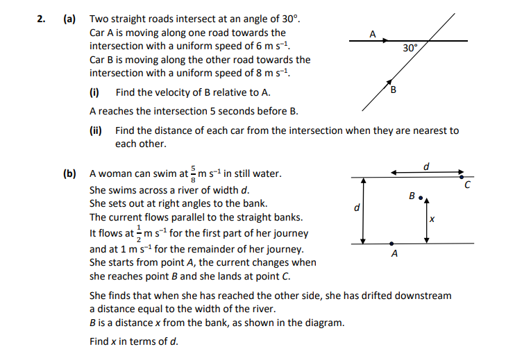 Two-straight-roads-intersect-at-an-angle-of-30°-Leaving Cert Applied Maths-Question 2-2020.png