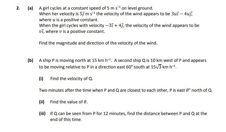 (a)-A-girl-cycles-at-a-constant-speed-of-5-m-s<sup>-1</sup>-on-level-ground-Leaving Cert Applied Maths-Question 2-2017.png