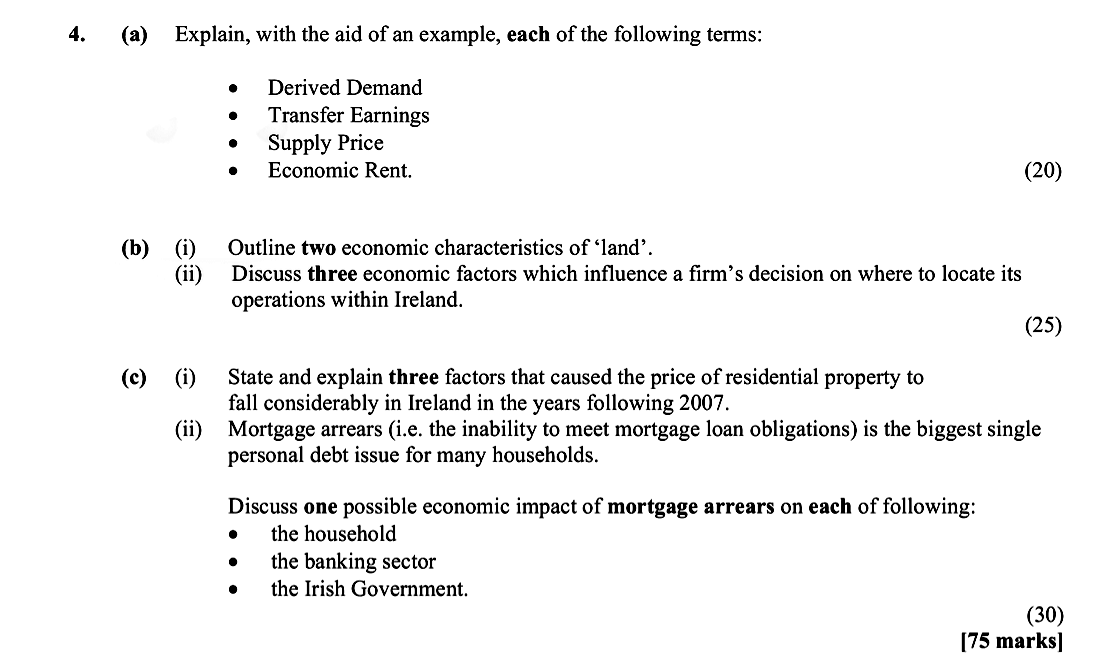 4.-Explain,-with-the-aid-of-an-example,-each-of-the-following-terms:----Derived-Demand---Transfer-Earnings---Supply-Price---Economic-Rent-Leaving Cert Economics-Question 4-2014.png