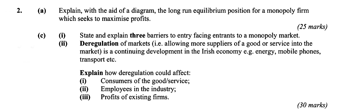 Explain,-with-the-aid-of-a-diagram,-the-long-run-equilibrium-position-for-a-monopoly-firm-which-seeks-to-maximise-profits-Leaving Cert Economics-Question 2-2008.png