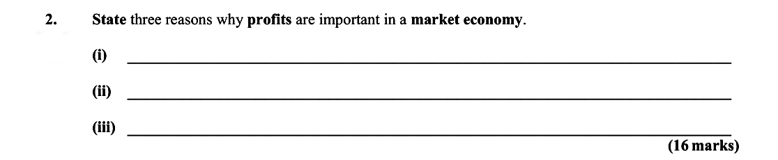 State-three-reasons-why-profits-are-important-in-a-market-economy-Leaving Cert Economics-Question 2-2006.png