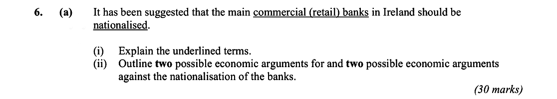 It-has-been-suggested-that-the-main-commercial-(retail)-banks-in-Ireland-should-be-nationalised-Leaving Cert Economics-Question 6 (a)-2010.png