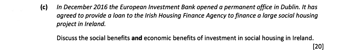 In-December-2016-the-European-Investment-Bank-opened-a-permanent-office-in-Dublin-Leaving Cert Economics-Question c-2017.png