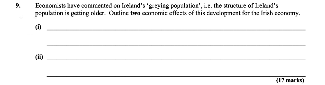 Economists-have-commented-on-Ireland's-'greying-population',-i.e-Leaving Cert Economics-Question 9-2009.png