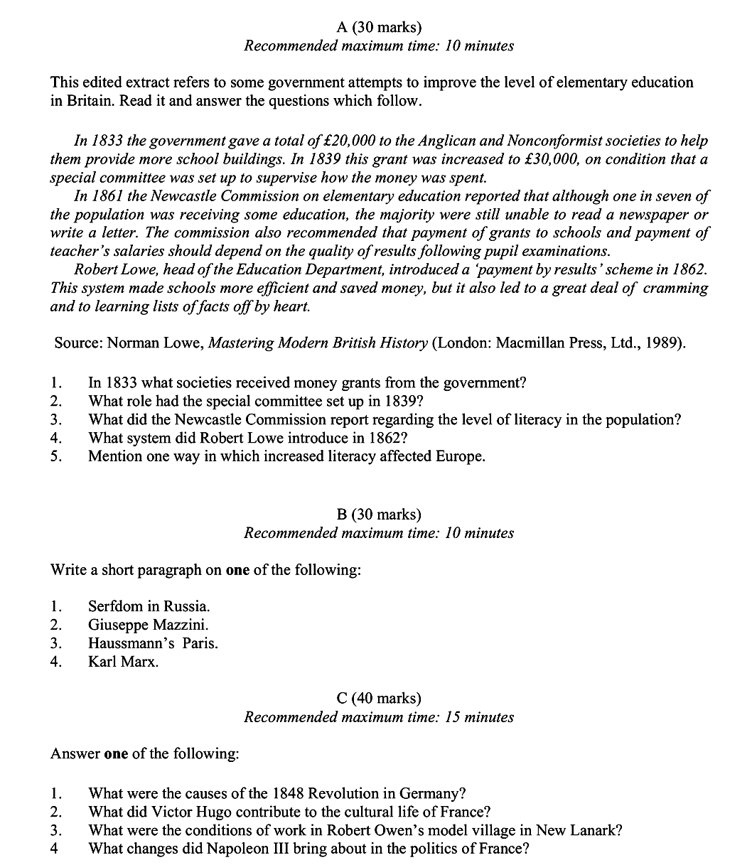 This-edited-extract-refers-to-some-government-attempts-to-improve-the-level-of-elementary-education-in-Britain-Leaving Cert History-Question A-2016.png