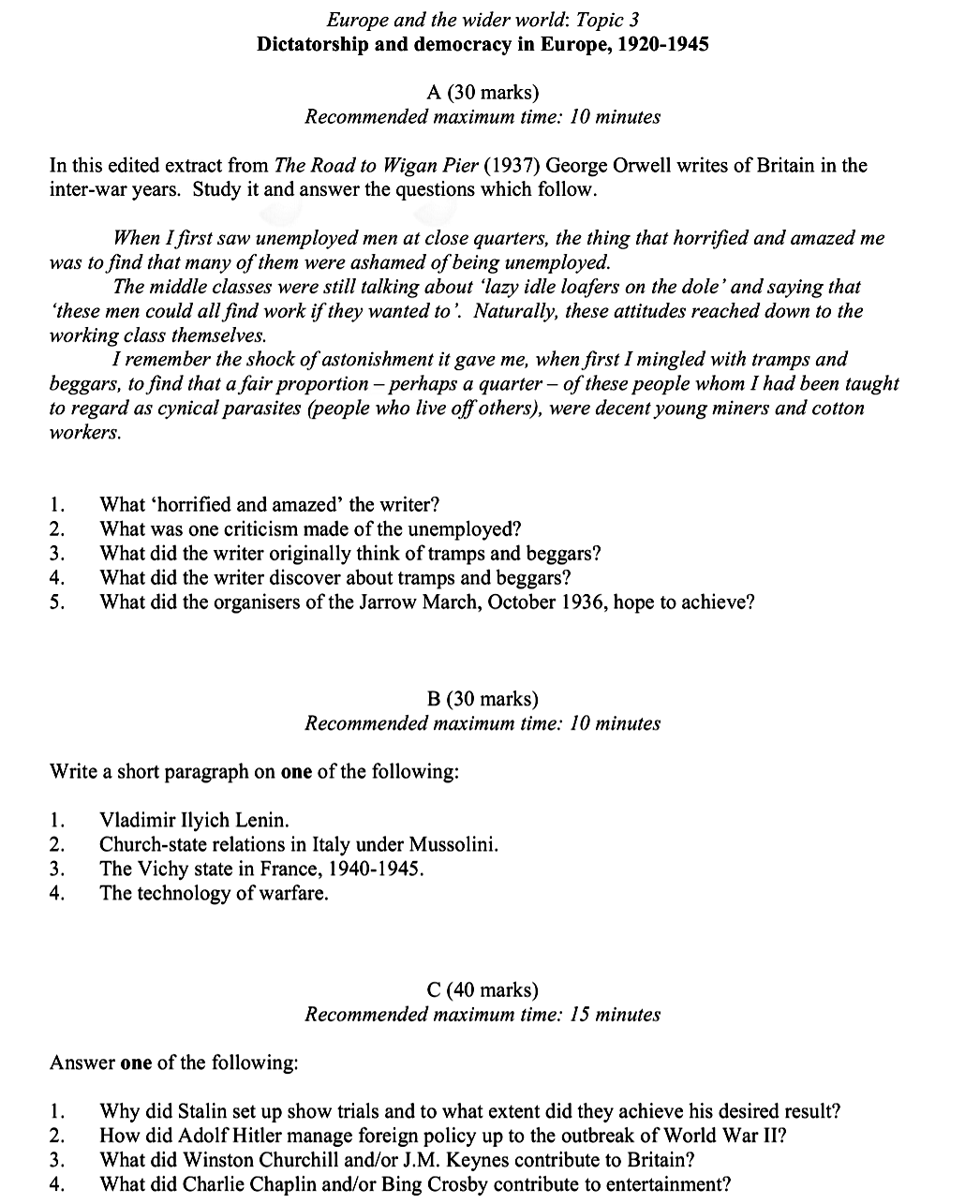 In-this-edited-extract-from-The-Road-to-Wigan-Pier-(1937)-George-Orwell-writes-of-Britain-in-the-inter-war-years-Leaving Cert History-Question A-2011.png