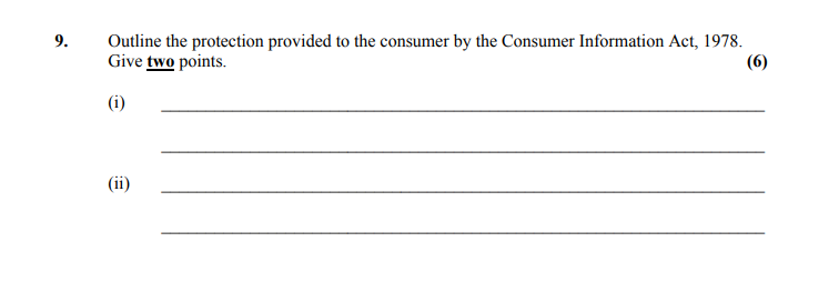 Outline-the-protection-provided-to-the-consumer-by-the-Consumer-Information-Act,-1978-Leaving Cert Home Economics-Question 9-2012.png