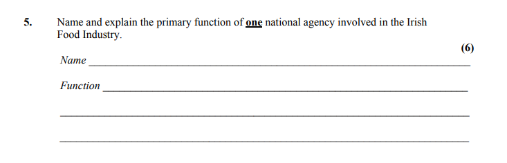 Name-and-explain-the-primary-function-of-one-national-agency-involved-in-the-Irish-Food-Industry-Leaving Cert Home Economics-Question 5-2014.png