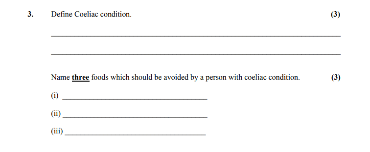 Define-Coeliac-condition-Leaving Cert Home Economics-Question 3-2006.png