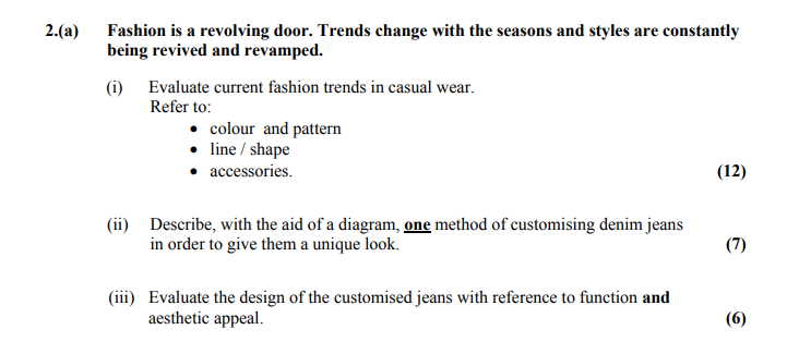 Fashion-is-a-revolving-door-Leaving Cert Home Economics-Question 2(a)-2013.png