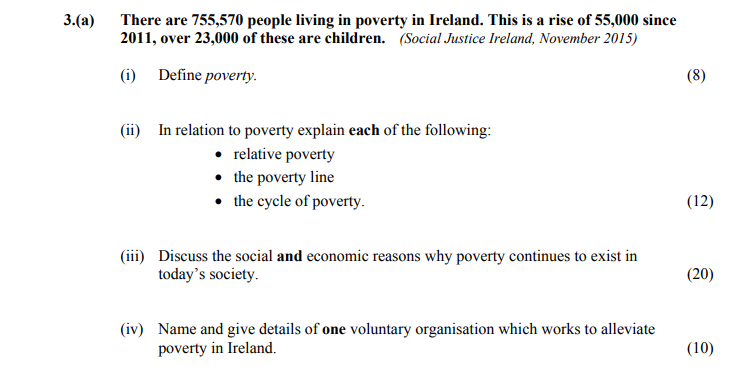There-are-755,570-people-living-in-poverty-in-Ireland-Leaving Cert Home Economics-Question 3(a)-2016.png