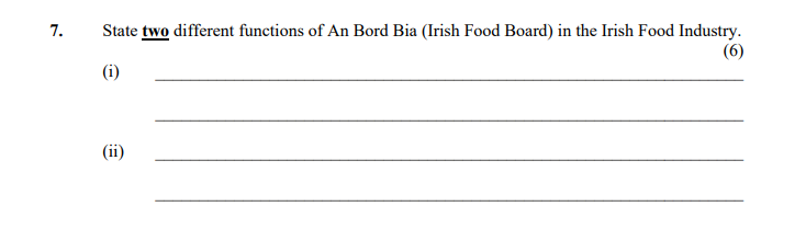 State-two-different-functions-of-An-Bord-Bia-(Irish-Food-Board)-in-the-Irish-Food-Industry-Leaving Cert Home Economics-Question 7-2007.png