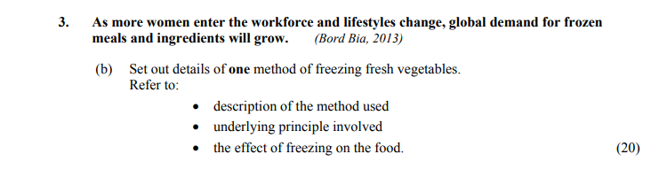 Set-out-details-of-one-method-of-freezing-fresh-vegetables-Leaving Cert Home Economics-Question 3(b)-2016.png