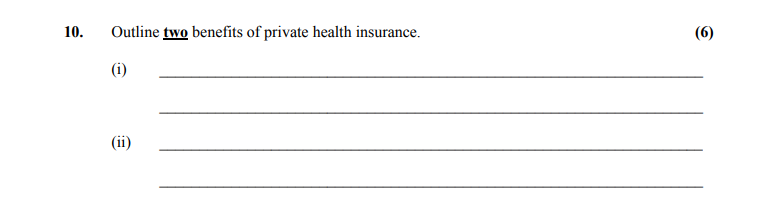 Outline-two-benefits-of-private-health-insurance-Leaving Cert Home Economics-Question 10-2012.png