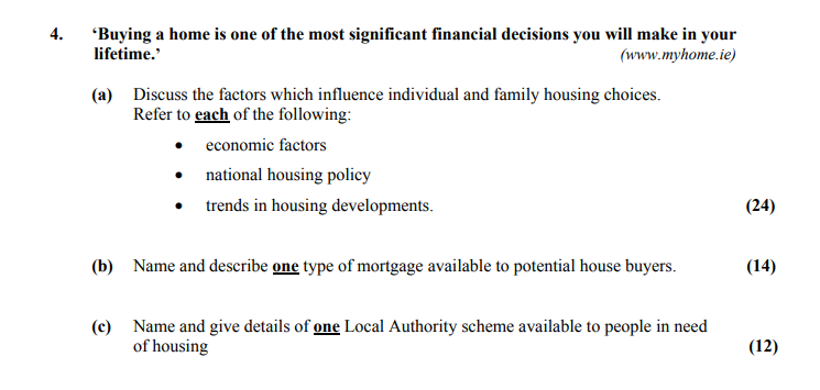 'Buying-a-home-is-one-of-the-most-significant-financial-decisions-you-will-make-in-your-lifetime.'--(www.myhome.ie)--(a)-Discuss-the-factors-which-influence-individual-and-family-housing-choices-Leaving Cert Home Economics-Question 4-2012.png