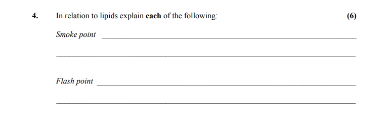 In-relation-to-lipids-explain-each-of-the-following:--Smoke-point-_______________________________________--Flash-point-_______________________________________-Leaving Cert Home Economics-Question 4-2015.png