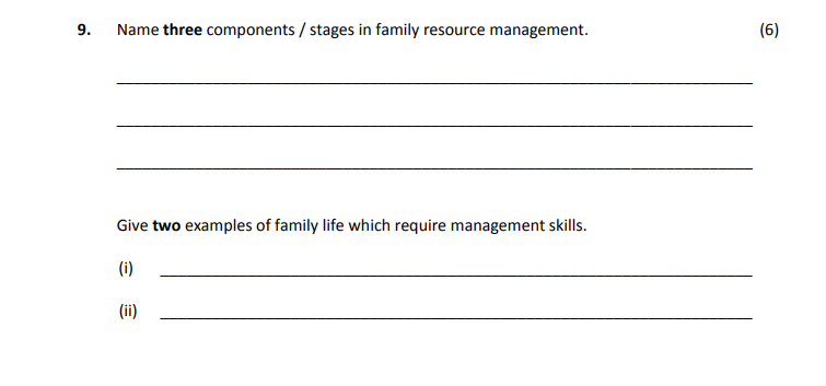 Name-three-components-/-stages-in-family-resource-management-Leaving Cert Home Economics-Question 9-2017.png