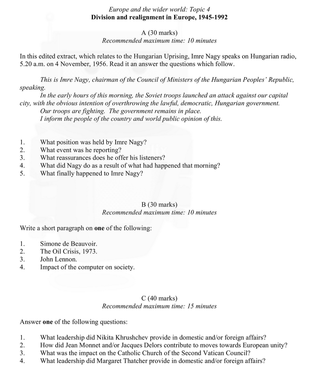 In-this-edited-extract,-which-relates-to-the-Hungarian-Uprising,-Imre-Nagy-speaks-on-Hungarian-radio,-5.20-a.m-Leaving Cert History-Question A-2013.png
