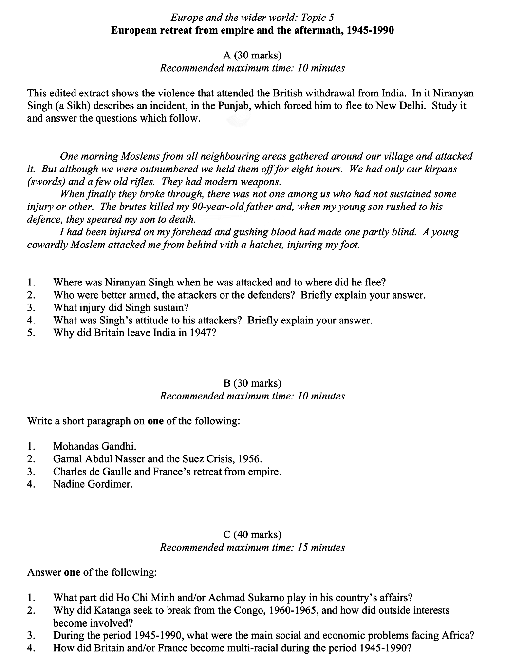 This-edited-extract-shows-the-violence-that-attended-the-British-withdrawal-from-India-Leaving Cert History-Question A-2011.png