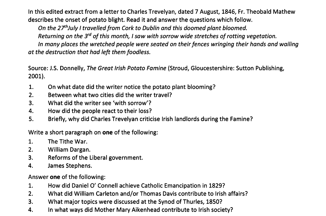 In-this-edited-extract-from-a-letter-to-Charles-Trevelyan,-dated-7-August,-1846,-Fr-Leaving Cert History-Question 5-2017.png