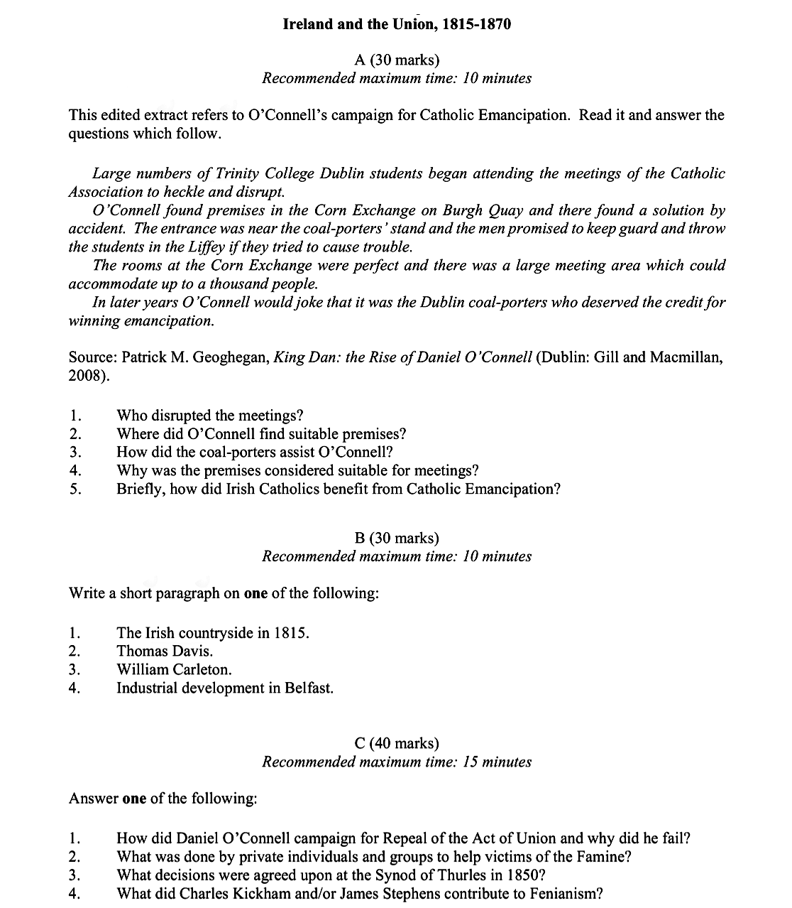 This-edited-extract-refers-to-O'Connell's-campaign-for-Catholic-Emancipation-Leaving Cert History-Question 1-2016.png