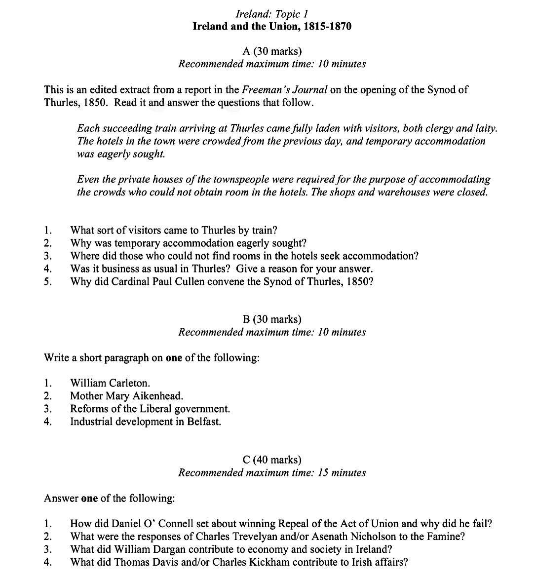 This-is-an-edited-extract-from-a-report-in-the-Freeman’s-Journal-on-the-opening-of-the-Synod-of-Thurles,-1850-Leaving Cert History-Question A-2012.png