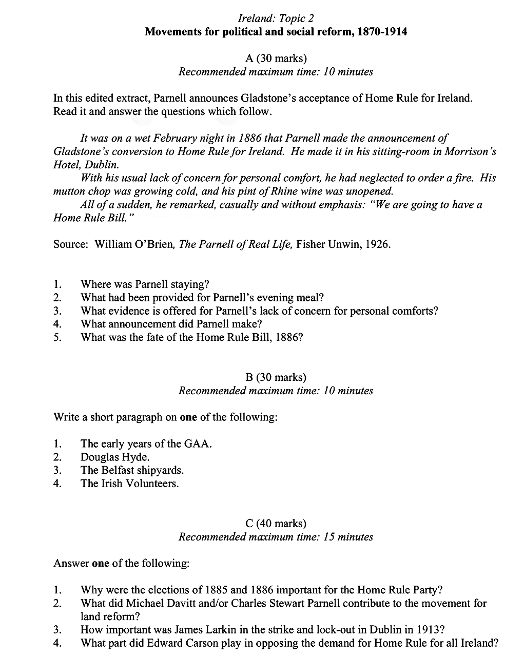 In-this-edited-extract,-Parnell-announces-Gladstone’s-acceptance-of-Home-Rule-for-Ireland-Leaving Cert History-Question A-2010.png