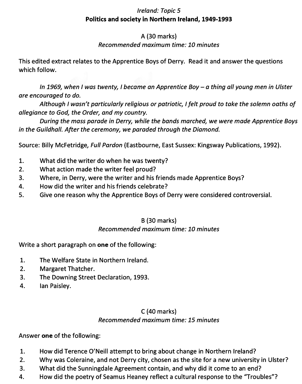 What-did-the-writer-do-when-he-was-twenty?--What-action-made-the-writer-feel-proud?--Where,-in-Derry,-were-the-writer-and-his-friends-made-Apprentice-Boys?--How-did-the-writer-and-his-friends-celebrate?--Give-one-reason-why-the-Apprentice-Boys-of-Derry-were-considered-controversial.-Leaving Cert History-Question 1-2020.png