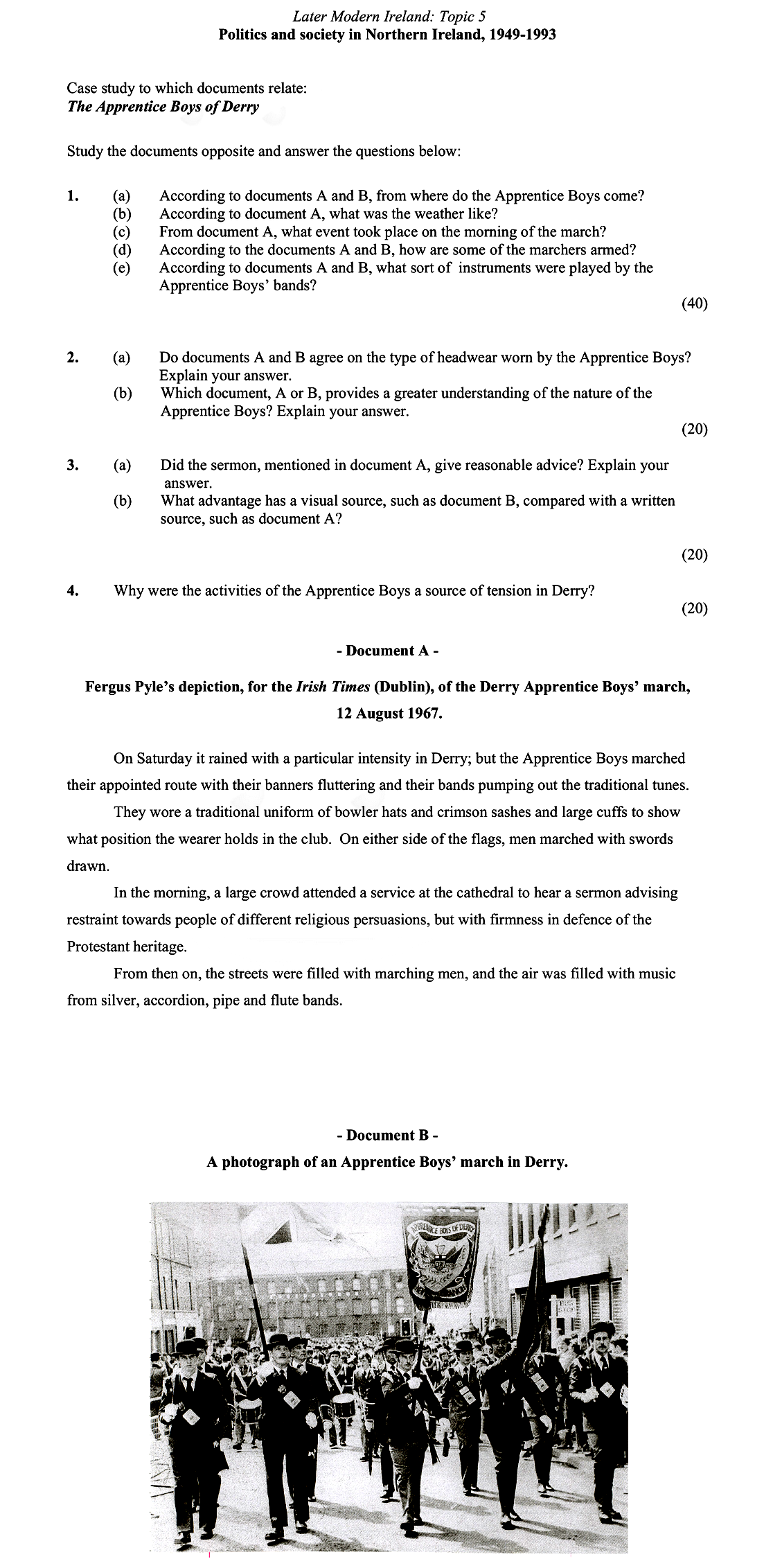 Study-the-documents-opposite-and-answer-the-questions-below:--1-Leaving Cert History-Question 1-2011.png